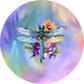 Blue Dragonfly 10" Wind Spinner