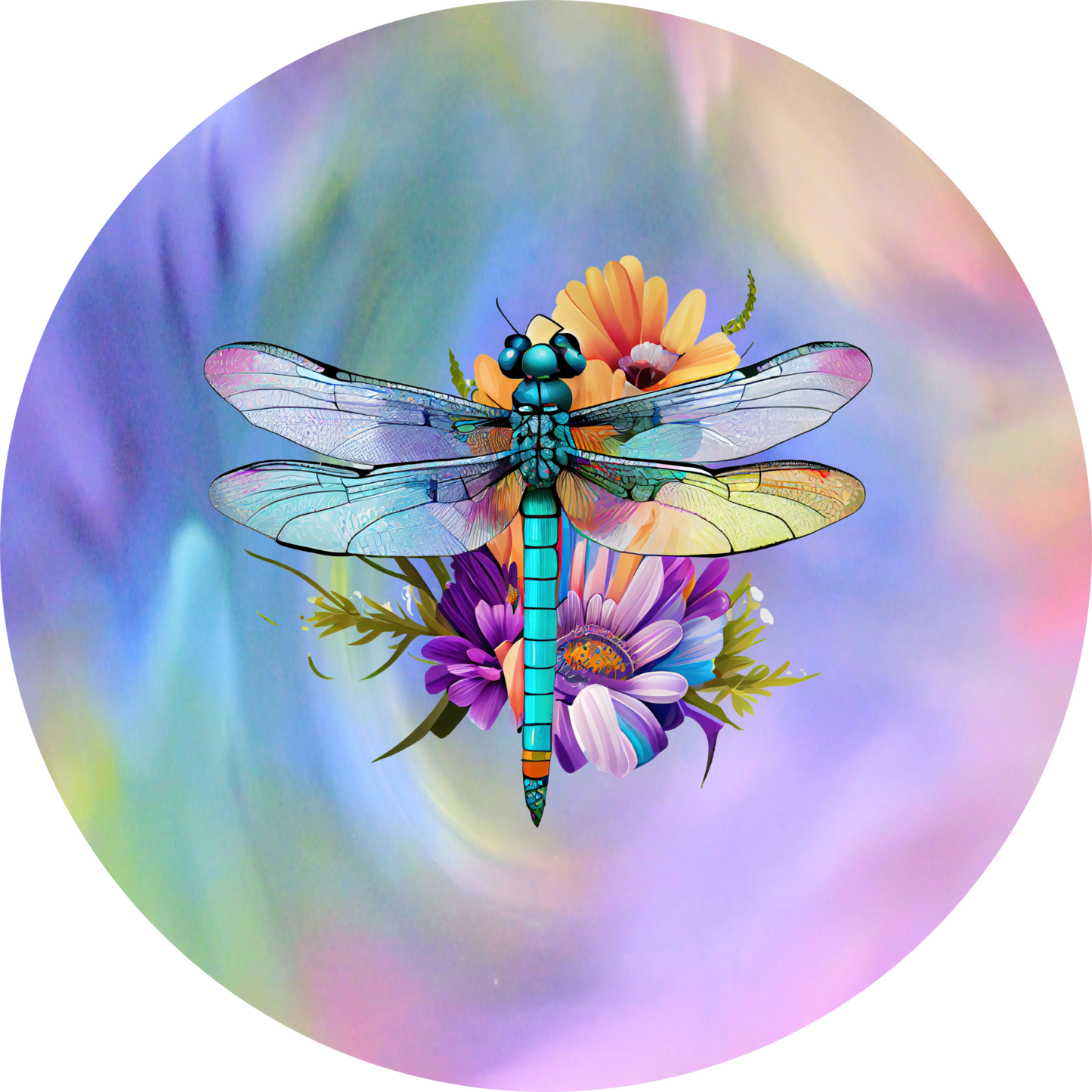 Blue Dragonfly 10" Wind Spinner