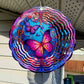 Stained Glass Butterflies 10" Wind Spinner