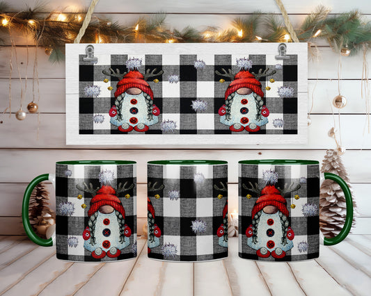 Plaid Gnomes Coffee Mug