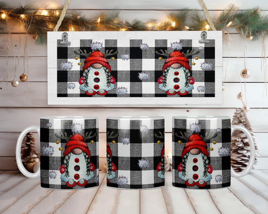 Plaid Gnomes Coffee Mug