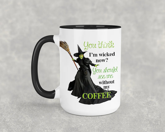 Wicked Coffee 15oz Coffee Mug w Black Trim