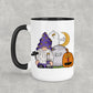 Gnome Warlock 15oz Coffee Mug w Black Trim