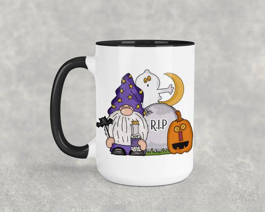 Gnome Warlock 15oz Coffee Mug w Black Trim