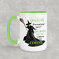 Wicked Coffee 15oz Coffee Mug w Light Green Trim