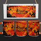 Halloween Silhouette 15oz Coffee Mug w Orange Trim