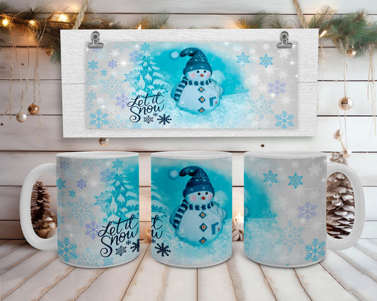 Christmas Snowman Coffee Mug