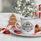 Santa's Coffee - 12oz Enamel Coffee Cup