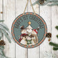 Baby's First Christmas - 10" Round Door Hanger