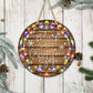 Favorite Color Christmas Lights - 10" Round Door Hanger