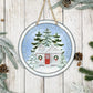 Home For The Holidays - 10" Round Door Hanger
