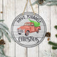 Merry Little Christmas - 10" Round Door Hanger