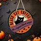 Black Cat Coffee - 10" Round Door Hanger