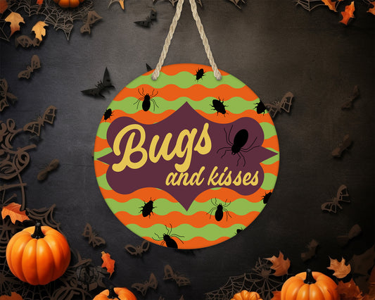 Bugs & Kisses - 10" Round Door Hanger