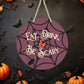 Eat Drink & Be Scary - 10" Round Door Hanger