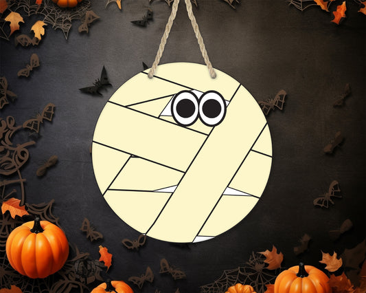 Mummy - 10" Round Door Hanger