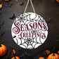 Season's Creepings - 10" Round Door Hanger