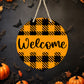 Welcome - 10" Round Door Hanger