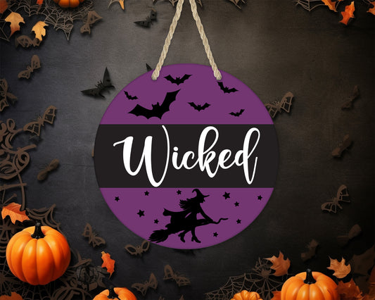 Wicked - 10" Round Door Hanger