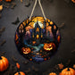 Spooky Halloween - 10" Round Door Hanger