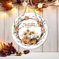 Fall Wreath - 10" Round Door Hanger