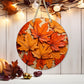 3D Maple Leaves - 10" Round Door Hanger