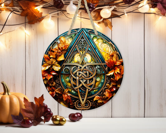 Celtic Fall - 10" Round Door Hanger