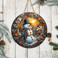 Vintage Christmas #5 - 10" Round Door Hanger