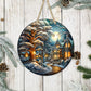Vintage Christmas #6 - 10" Round Door Hanger