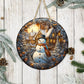 Vintage Christmas #7 - 10" Round Door Hanger