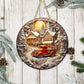 Vintage Christmas #9 - 10" Round Door Hanger