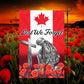 Lest We Forget 2 - 12" x 18" Garden Flag with Pole
