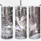 Majestic Wolf 20oz Skinny Tumbler
