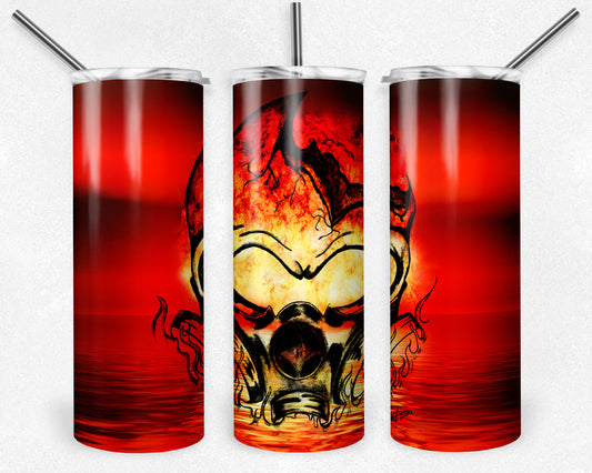 Atomic Mask 20oz Skinny Tumbler
