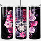 Sugar Roses 20oz Skinny Tumbler