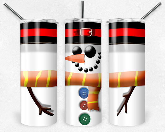 Snow Man 20oz Skinny Tumbler