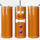Gingerbread Man 20oz Skinny Tumbler