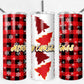 Merry Christmas 20oz Skinny Tumbler