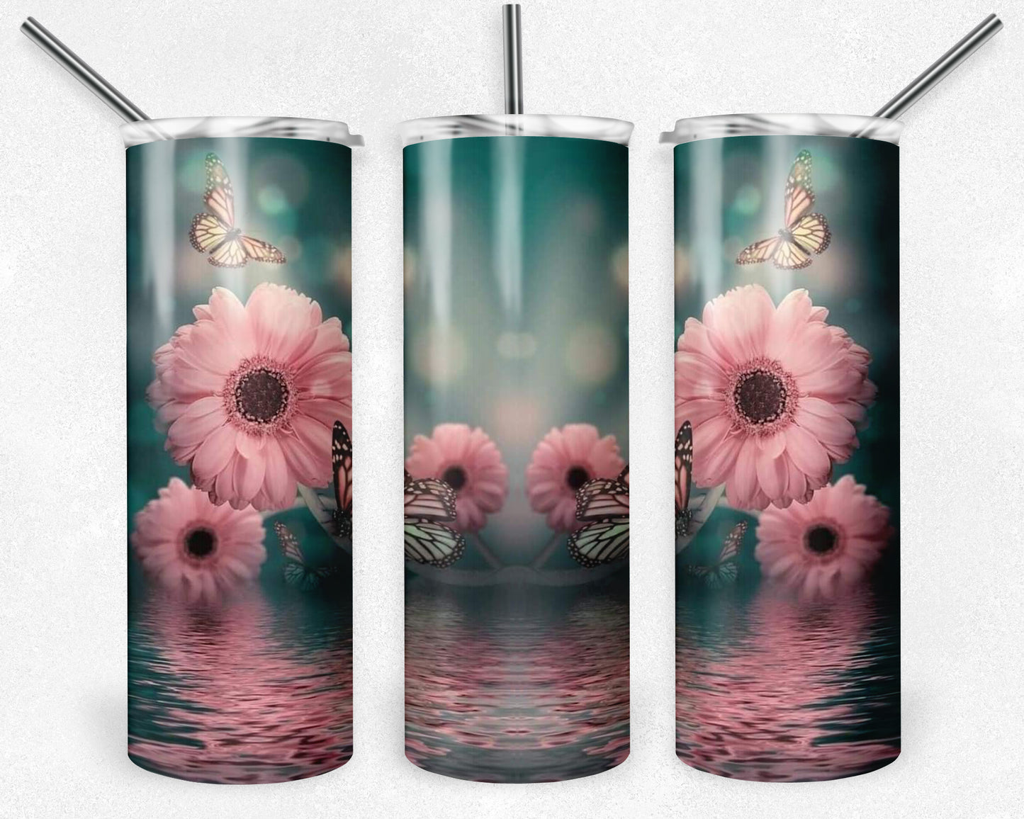 Mystical Butterflies 20oz Skinny Tumbler