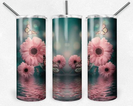Mystical Butterflies 20oz Skinny Tumbler