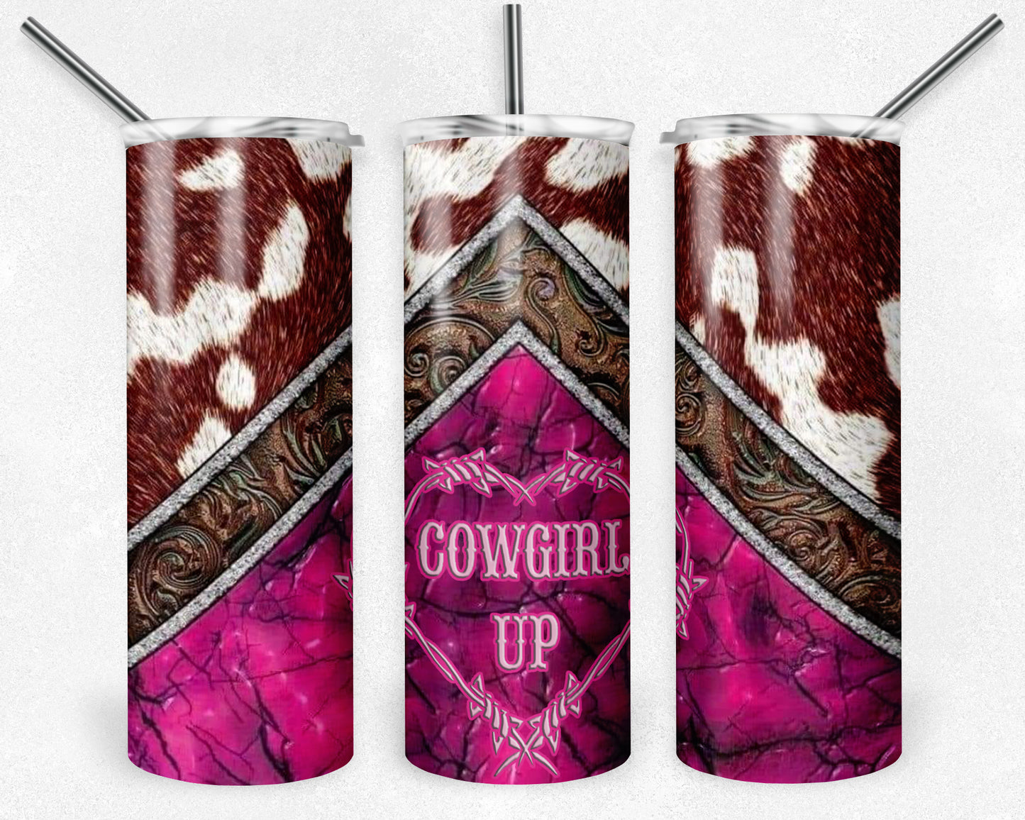 Cowgirl Up 20oz Skinny Tumbler