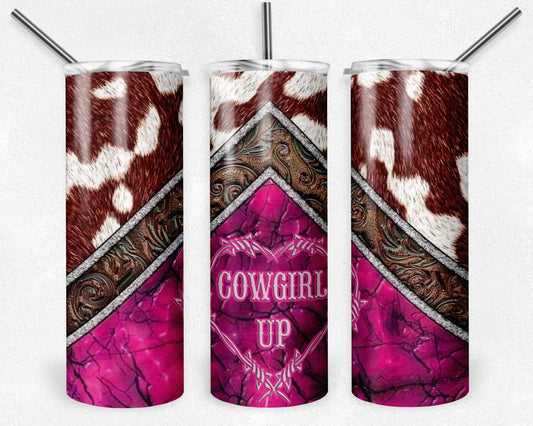Cowgirl Up 20oz Skinny Tumbler