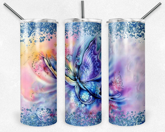 Surreal Butterfly 20oz Skinny Tumbler