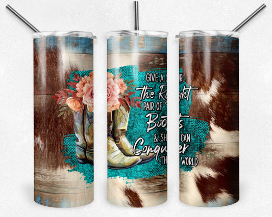 The Right Boots 20oz Skinny Tumbler