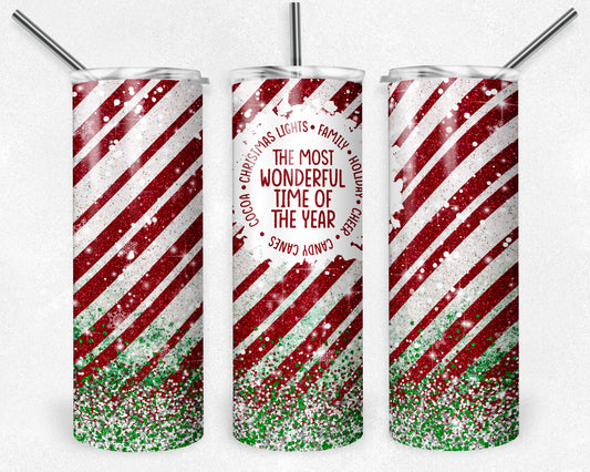 The Most Wonderful Time of the Year 20oz Skinny Tumbler