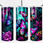 Butterflies 20oz Skinny Tumbler