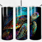 Colourful Turtle 20oz Skinny Tumbler