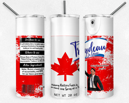Trudeau Spray 20oz Skinny Tumbler