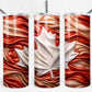 3D Canada Flag 20oz Skinny Tumbler