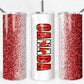 Canada Glitter 20oz Skinny Tumbler